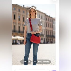 Tod's Red Shoulder Bag